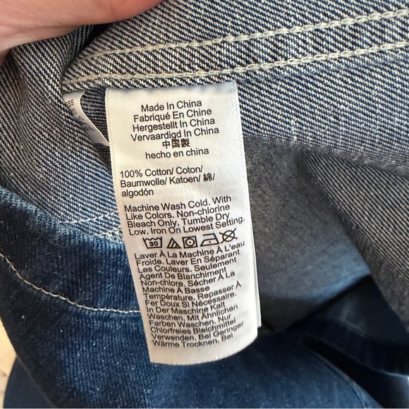 J. Crew Denim Utility Dress 6 NWT NEW - Picture 9 of 10